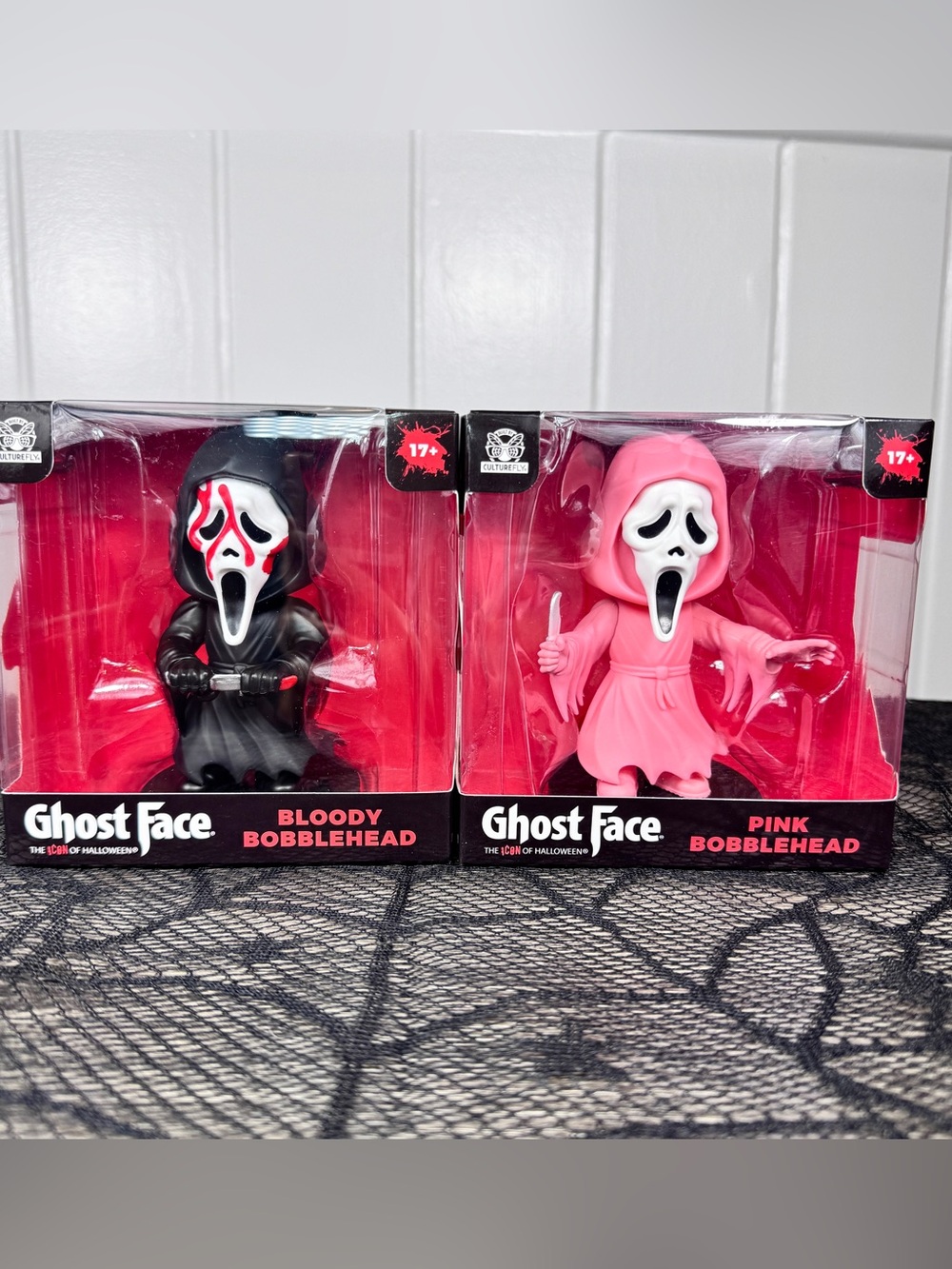 NEW Culturefly Ghost Face Bobbleheads
